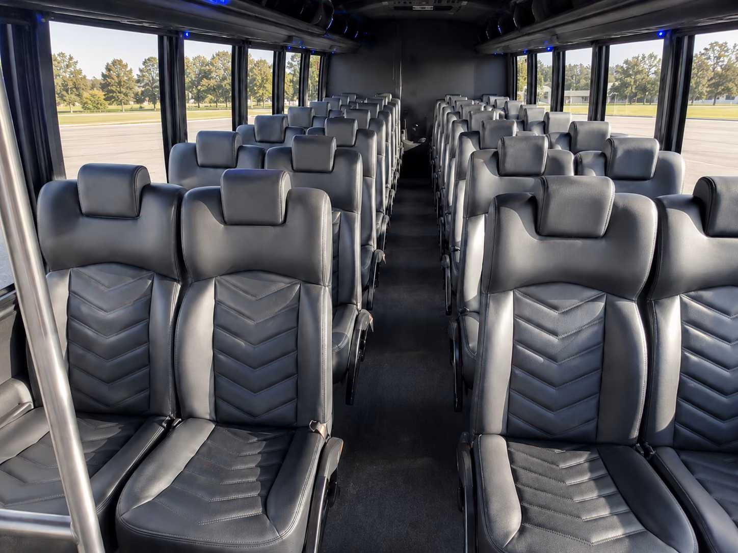 airport transfer buses for wedding guests flying into bradley or logan