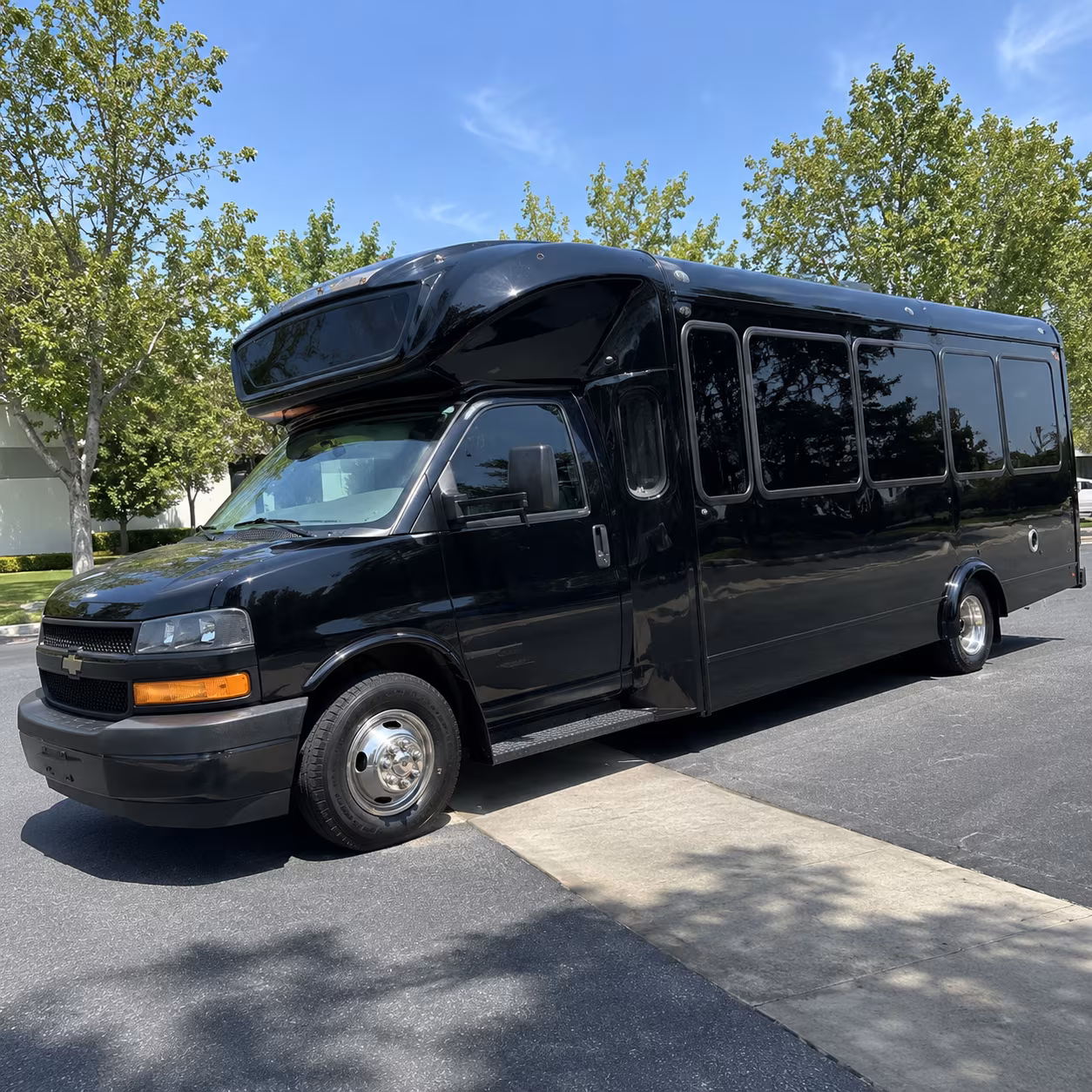 amherst 15 passenger party bus