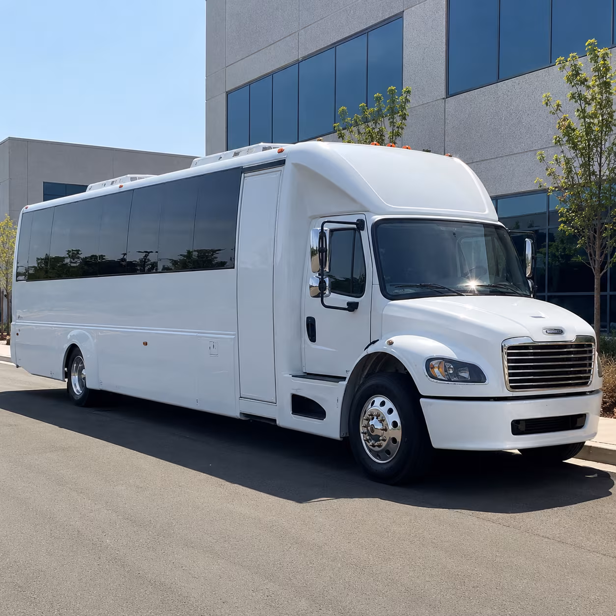 amherst 25 passenger party bus