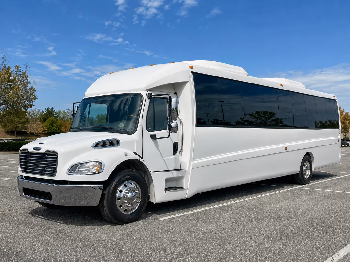 amherst 30 passenger party bus