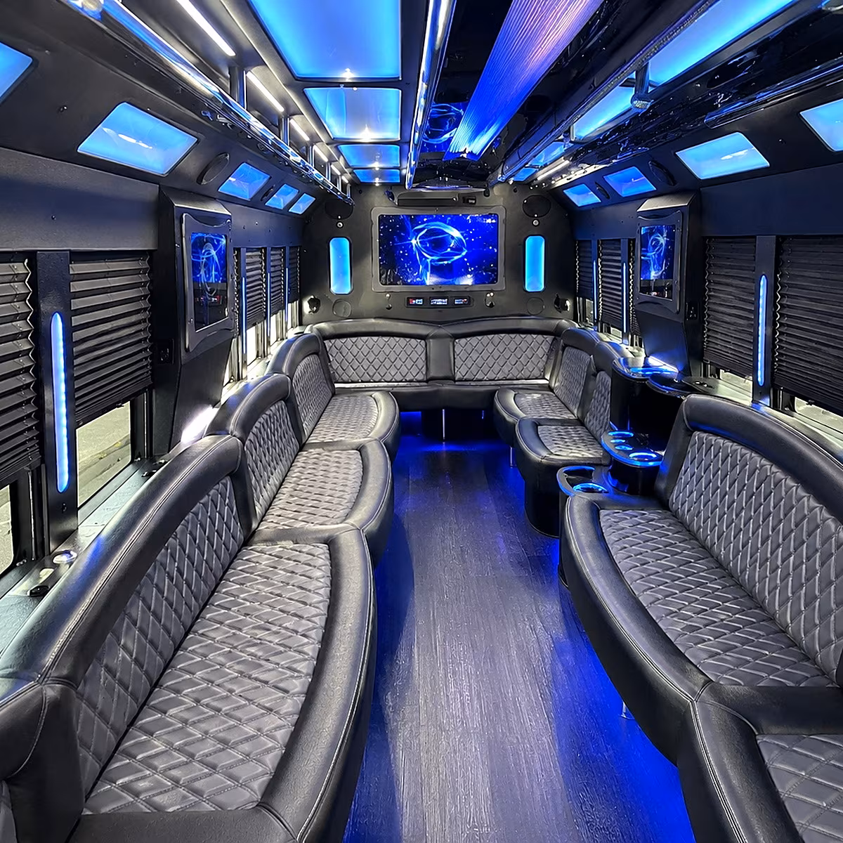 amherst party bus inside