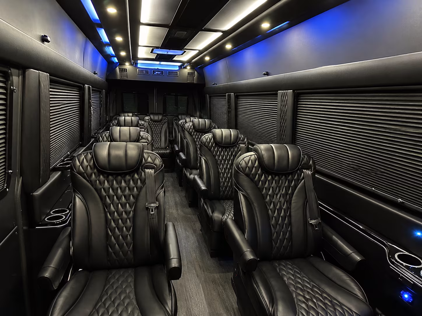 amherst sprinter van with driver interior