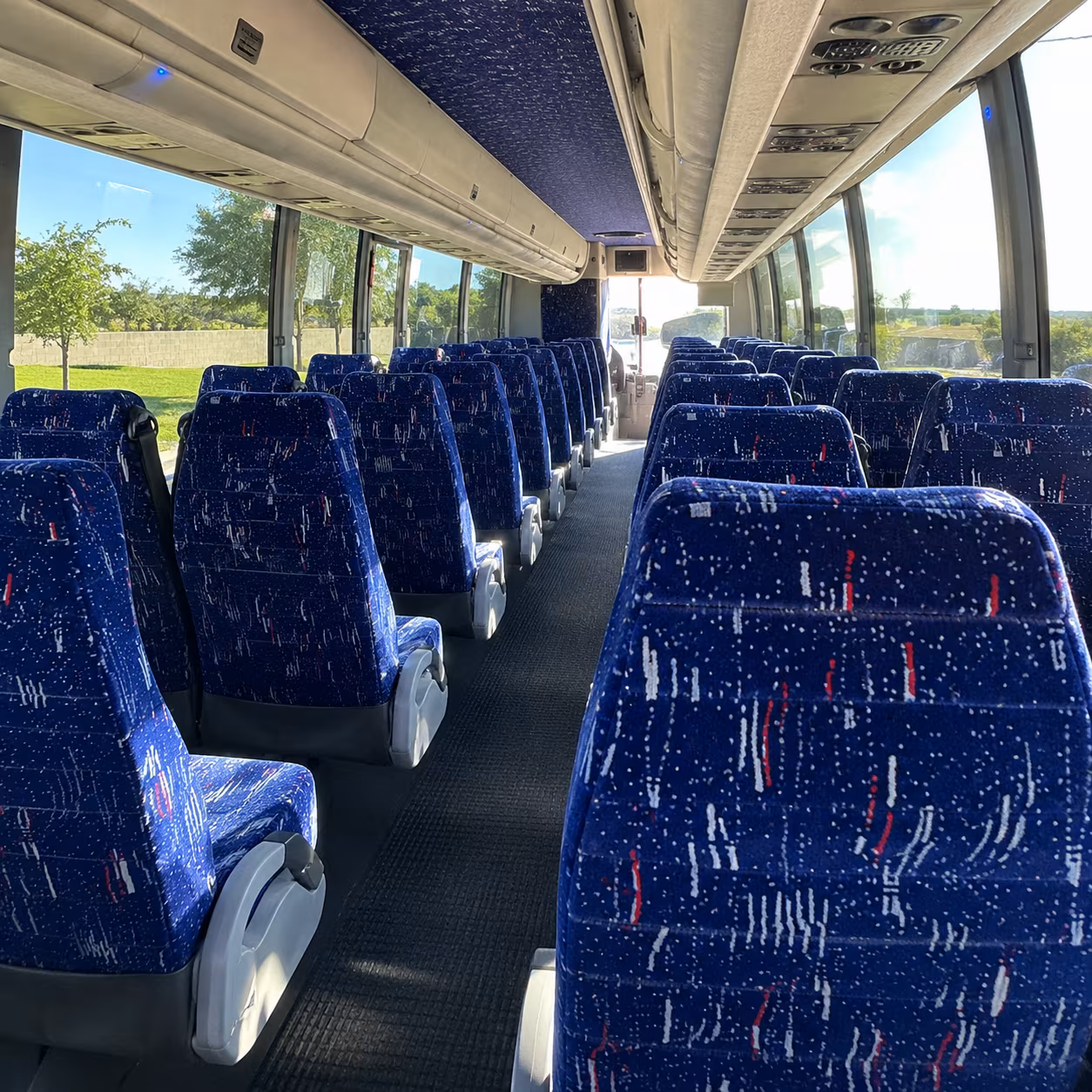 bus rentals for amherst youth group and student ministry trips