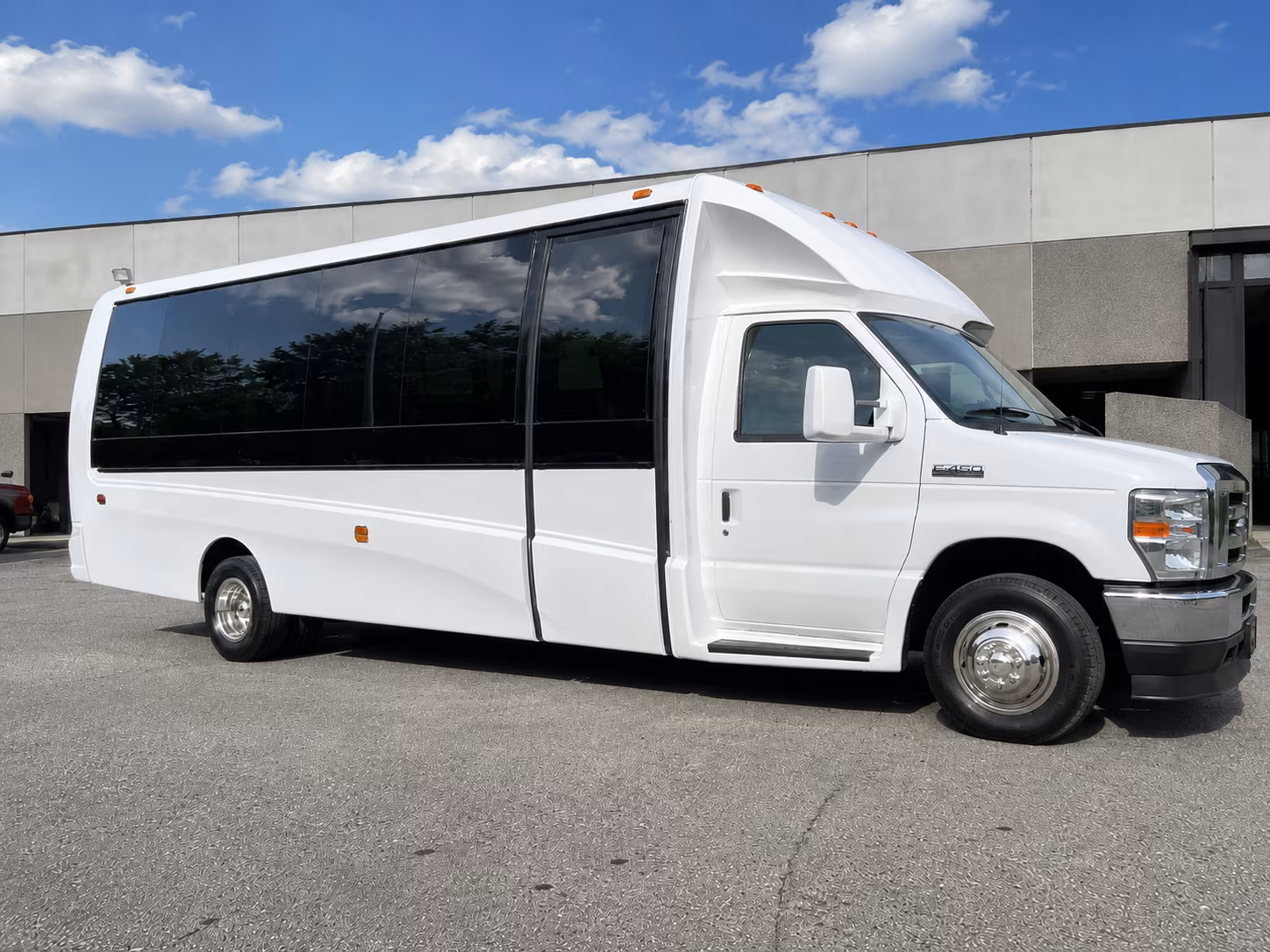 corporate shuttle buses for amherst business parks and route 9 commuter routes