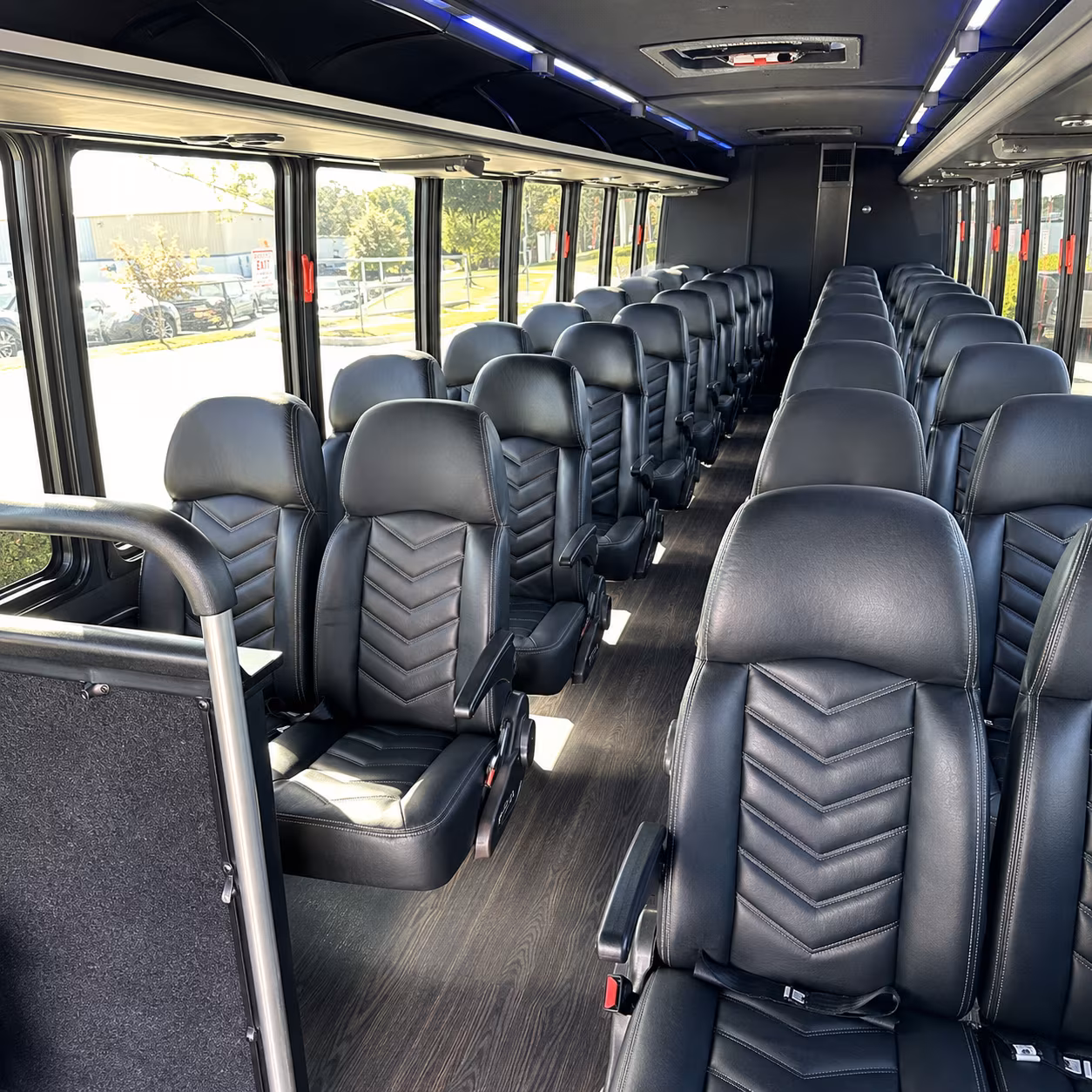 does the day of the week or the date change what a bus rental costs in amherst