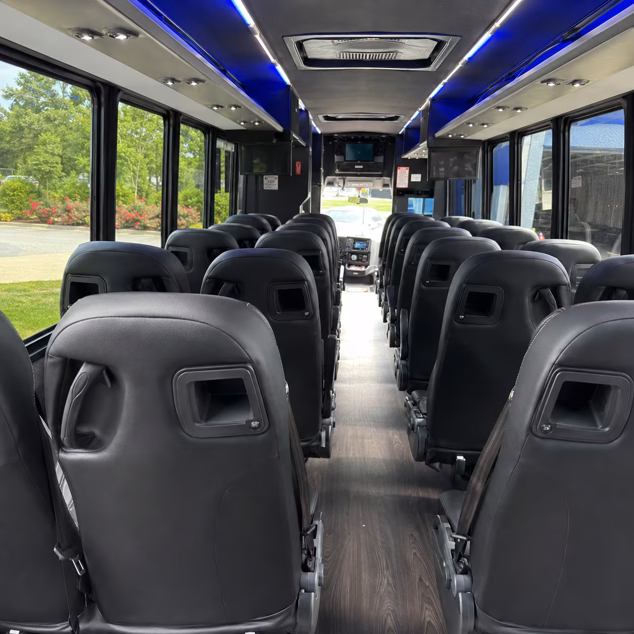 how is a bus rental actually priced in amherst massachusetts
