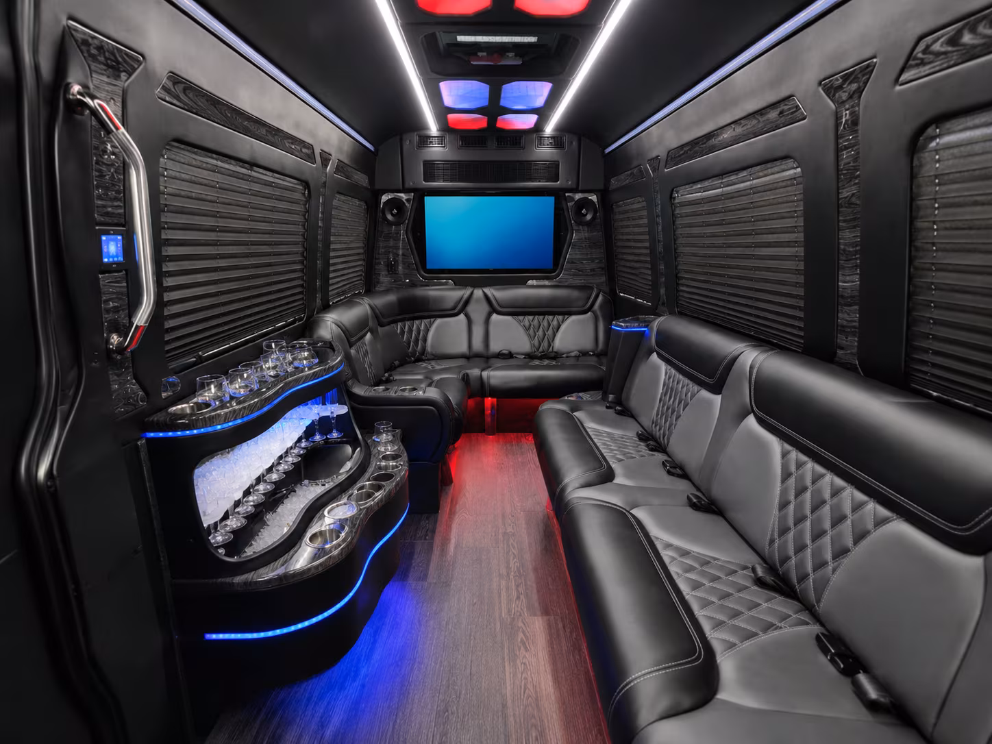 sprinter vans and party buses for amherst wine festival transportation